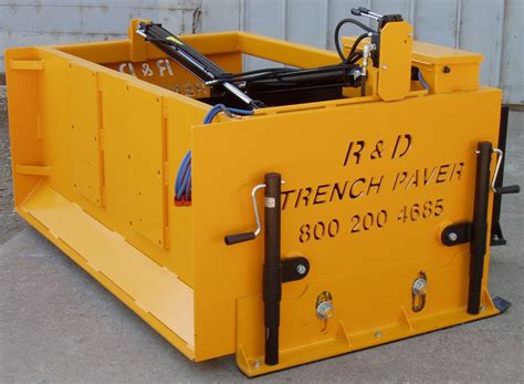 skid steer trench paver|trench pavers for sale.